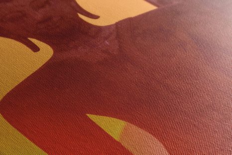 OBRAZ SOCHA BUDHU UPROSTŘED KAMENÍ - OBRAZY FENG SHUI - OBRAZY