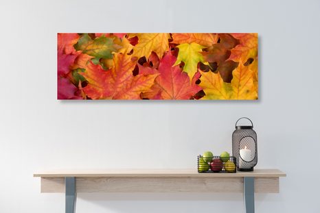 OBRAZ JESIENNE LIŚCIE - OBRAZY PRZYRODY I KRAJOBRAZY - OBRAZY