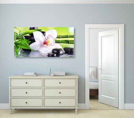 KÉP JAPÁN ORCHIDEA JAPÁN TÉMÁVAL - FENG SHUI KÉPEK - KÉPEK