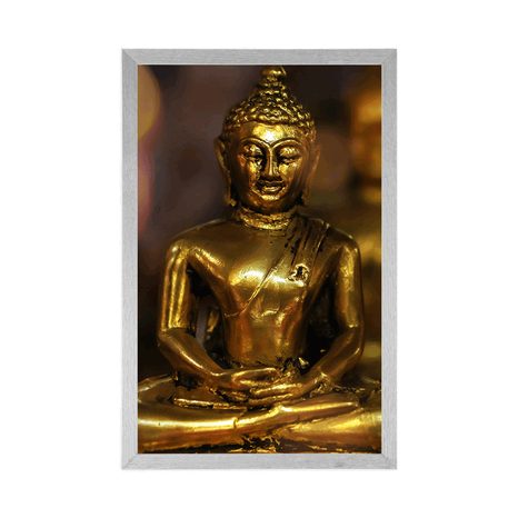 PLAKAT BUDDHA S APSTRAKTNOM POZADINOM - FENG SHUI - PLAKATI