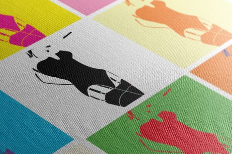 WANDBILD SCHÖNHEIT EINER FRAU ALS POP-ART - POP-ART-BILDER - BILDER