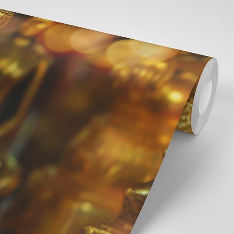 CARTA DA PARATI – BUDDHA CON SFONDO ASTRATTO - CARTA DA PARATI FENG SHUI - CARTA DA PARATI