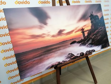 OBRAZ PIĘKNY KRAJOBRAZ NAD MORZEM - OBRAZY PRZYRODY I KRAJOBRAZY - OBRAZY