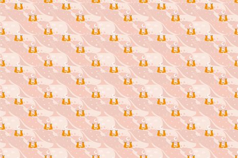 SAMOLEPÍCÍ TAPETA LIŠČÍ RODINKA - SAMOLEPÍCÍ TAPETY - TAPETY