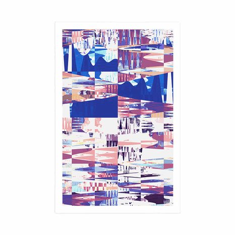 PLAGÁT GEOMETRICKÉ VZORY - ABSTRAKTNÉ A VZOROVANÉ - PLAGÁTY