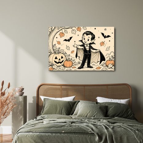OBRAZ MALÝ UPÍREK S DÝNĚMI - HALLOWEENSKÉ A HOROROVÉ OBRAZY - OBRAZY