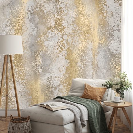TAPÉTA ABSZTRAKT ARANYPATINA GLAMOUR STÍLUSBAN - ABSZTRAKT TAPÉTÁK - TAPÉTÁK