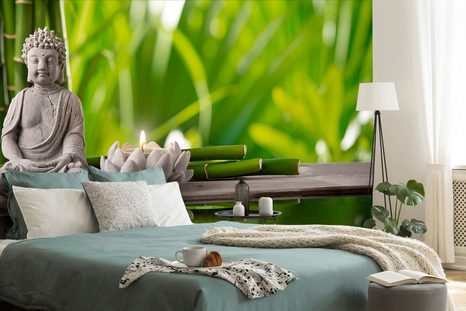 SAMOLEPÍCÍ FOTOTAPETA HARMONICKÝ BUDDHA - SAMOLEPÍCÍ TAPETY - TAPETY