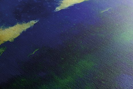 QUADRO SU TELA – TRAMONTO MAGICO SULLA CAMPAGNA - QUADRI ALBERI DELLA VITA - STAMPE E QUADRI