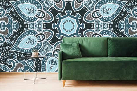 TAPETA MANDALA S INDICKÝM MOTIVEM - TAPETY FENG SHUI - TAPETY