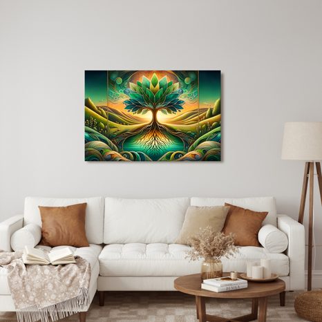 WANDBILD BAUM DES LEBENS MYSTISCHE NATUR - BILDER - 🔥 TOTALAUSVERKAUF