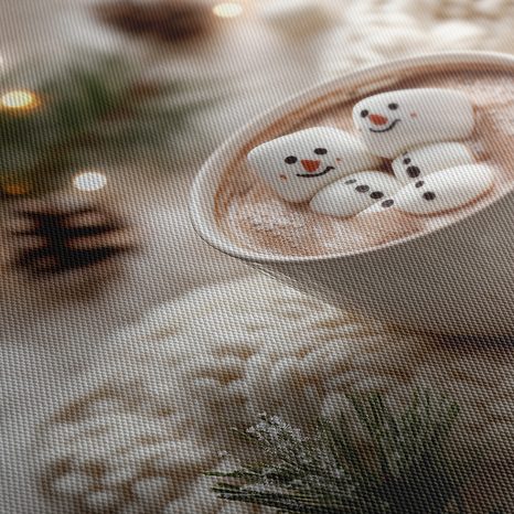 OBRAZ VÁNOČNÍ POHODA S KAKAEM - VÁNOČNÍ A ZIMNÍ OBRAZY - OBRAZY