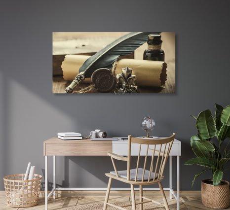 ΕΙΚΌΝΑ ΙΣΤΟΡΙΚΟΎ ΣΤΥΛΌ ΚΑΙ ΠΕΡΓΑΜΗΝΉΣ - ΠΊΝΑΚΕΣ VINTAGE ΈΝΑ ΡΕΤΡΌ - ΠΊΝΑΚΕΣ