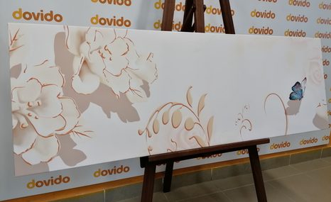 КАРТИНА НА ПЛАТНО – ВИНТИДЖ НАТЮРМОРТ С ПЕПЕРУДА - ВИНТИДЖ И РЕТРО КАРТИНИ - КАРТИНИ