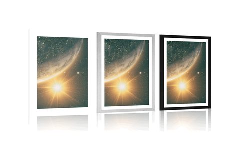 POSTER – VISTA DALLO SPAZIO - UNIVERSO E STELLE - POSTER