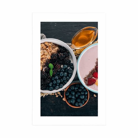 POSTER – VARIAZIONI DI MUESLI GUSTOSE - CON MOTIVO CUCINA - POSTER