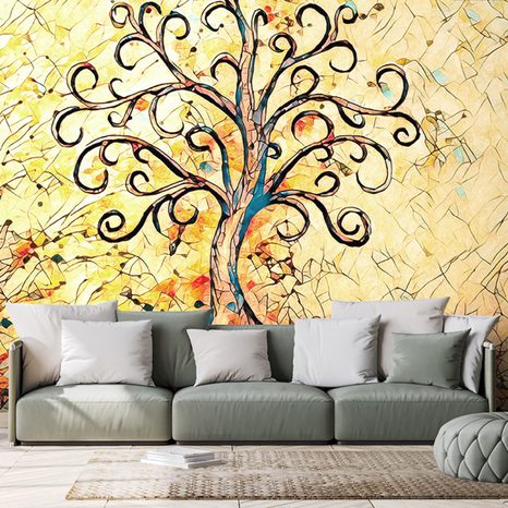 SELF ADHESIVE WALLPAPER SYMBOL OF THE TREE OF LIFE - SELF-ADHESIVE WALLPAPERS - WALLPAPERS