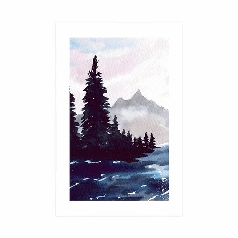 AFFICHE AVEC PASSE-PARTOUT – TERRE ARTISTIQUE - NATURE - AFFICHES