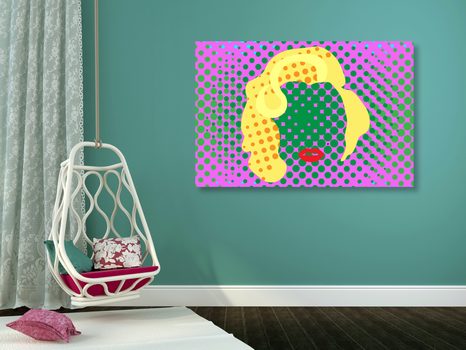 OBRAZ MARILYN MONROE V POP ART STYLU - POP ART OBRAZY - OBRAZY