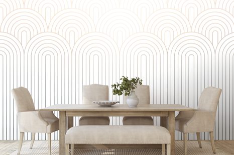 TAPET MODEL UMBRIT DE CURCUBEU MID-CENTURY - TAPET CU MODEL - TAPETURI