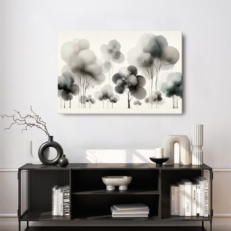 OBRAZ JEMNÝ STROM ŽIVOTA V MLZE - OBRAZY STROMY ŽIVOTA - OBRAZY