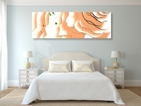 KÉP ABSZTRAKT HOLD FELÜLETE - ABSZTRAKT KÉPEK - KÉPEK