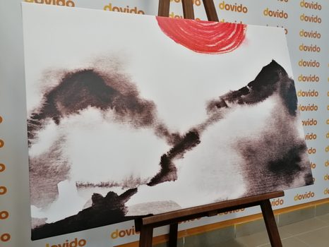 OBRAZ JAPONSKÁ MALBA - OBRAZY PŘÍRODY A KRAJINY - OBRAZY