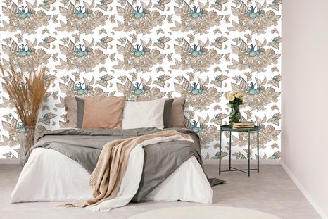 TAPETA PODZIMNÍ ZAHRADA - TAPETY PŘÍRODA - TAPETY