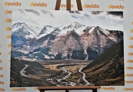 SLIKA ČUDOVITA GORSKA PANORAMA - SLIKE NARAVE IN POKRAJINE - SLIKE