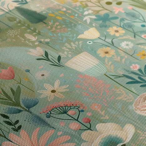 OBRAZ ROZKVETLÁ LOUKA V TICHÉM ÚDOLÍ - OBRAZY KVĚTŮ - OBRAZY