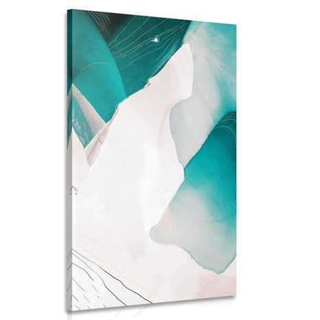 QUADRO SU TELA – ASTRAZIONE BLU MODERNA - QUADRI ASTRATTO - STAMPE E QUADRI