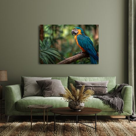 OBRAZ PESTROBAREVNÁ HARMONIE PŘÍRODY - OBRAZY PTÁCI - OBRAZY