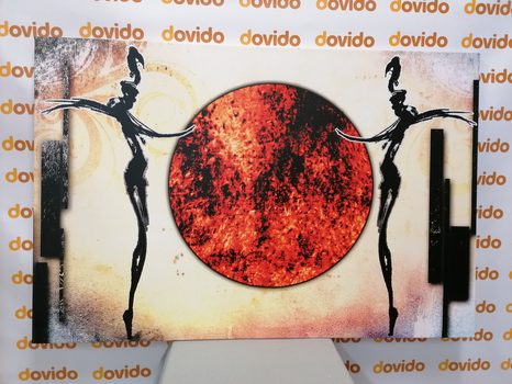 SLIKA AFRIŠKI PLES - ABSTRAKTNE SLIKE - SLIKE