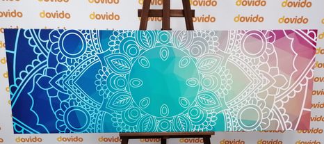 TABLOU MANDALA PASTELATĂ - TABLOURI FENG SHUI - TABLOURI