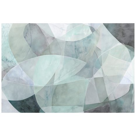 TAPET AUTOADEZIV FORME PASTELATE ACUARELĂ - TAPET ABSTRACT - TAPETURI