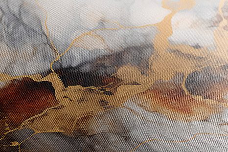 OBRAZ HNĚDO-ŠEDÝ MRAMOR - MRAMOROVÉ OBRAZY - OBRAZY