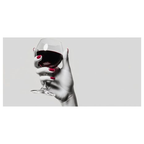 OBRAZ PŘÍPITEK ČERVENÝM VÍNEM - OBRAZY JÍDLA A NÁPOJE - OBRAZY