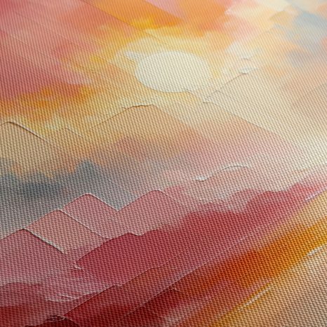 OBRAZ ZLATÉ RÁNO V BARVÁCH - OBRAZY VÝCHOD A ZÁPAD SLUNCE - OBRAZY