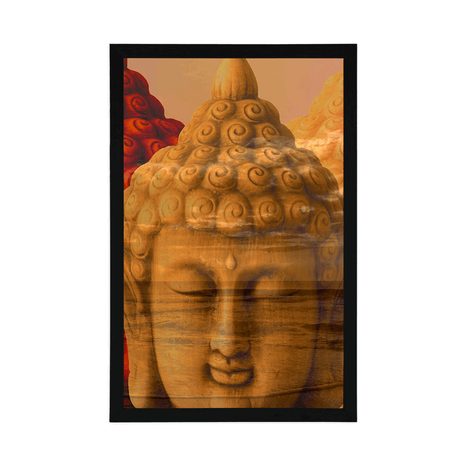 POSTER GESTALTEN VON BUDDHA - FENG SHUI - POSTER