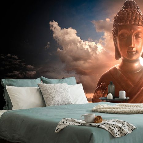 TAPETA BUDHA MEDZI OBLAKMI - TAPETY FENG SHUI - TAPETY