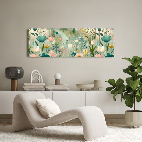 OBRAZ ROZKVETLÁ LOUKA V TICHÉM ÚDOLÍ - OBRAZY KVĚTŮ - OBRAZY