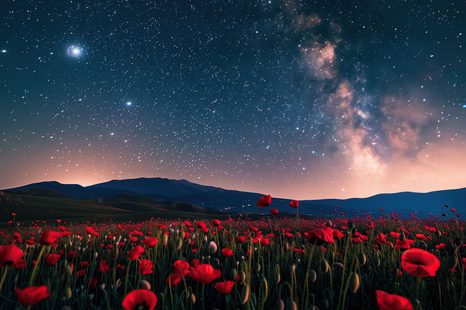 TABLOU LUNCĂ DE MACI SĂLBATICI SUB STELE - DOVIDO CHALLENGE - TABLOURI