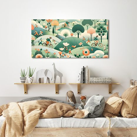 OBRAZ PROCHÁZKA A JÍZDA KRAJINOU - OBRAZY POLE A LOUKY - OBRAZY