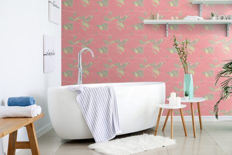 TAPETA VIŠESLOJNI LISTOVI U RUŽIČASTOJ BOJI - TAPETE PRIRODA - TAPETE