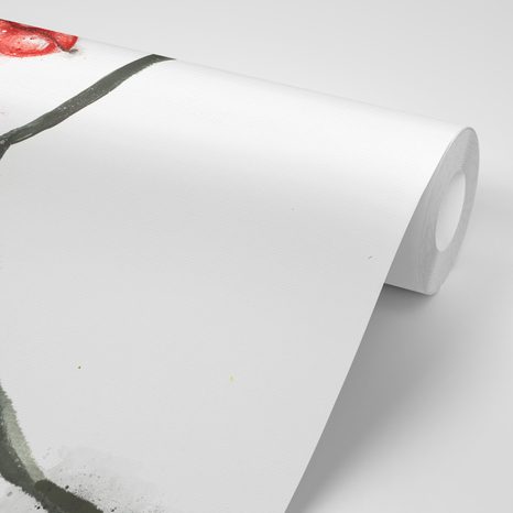 CARTA DA PARATI – RITRATTO ACQUERELLO DI DONNA - CARTA DA PARATI PERSONE E CELEBRITÀ - CARTA DA PARATI