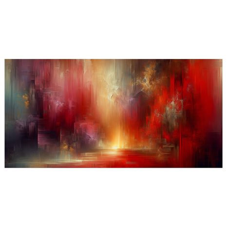OBRAZ ZÁŘE V OHNIVÉM ABSTRAKTU - ABSTRAKTNÍ OBRAZY - OBRAZY