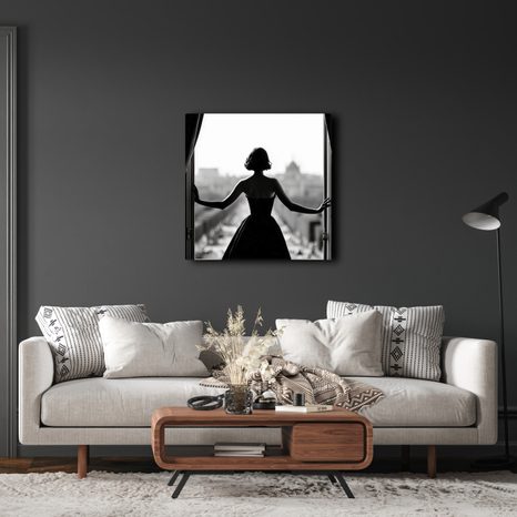 OBRAZ KOUZLO ČERNOBÍLÉ ELEGANCE - OBRAZY ŽENY - OBRAZY
