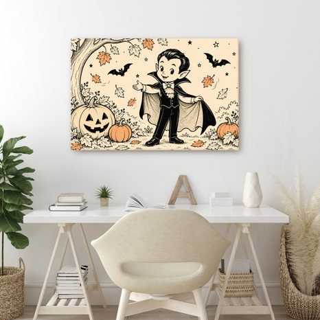 OBRAZ MALÝ UPÍREK S DÝNĚMI - HALLOWEENSKÉ A HOROROVÉ OBRAZY - OBRAZY