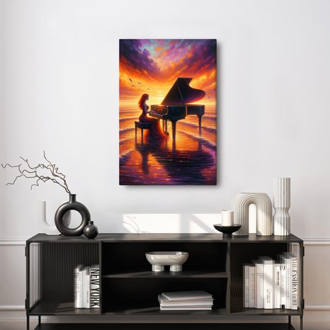 WANDBILD KLAVIERTRÄUME - BILDER MEER UND STRAND - BILDER