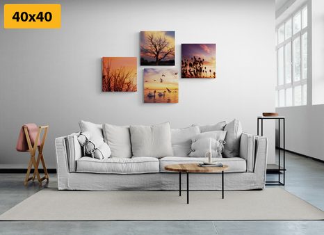 SET DI QUADRI – NATURA AFFASCINANTE - COLLEZIONI DI QUADRI - STAMPE E QUADRI